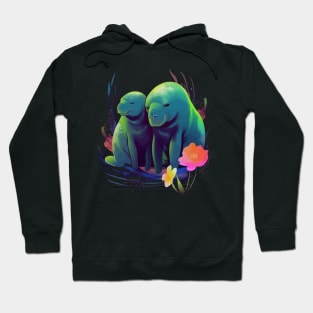 Manatee Mothers Day Hoodie